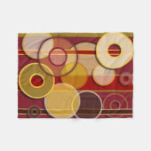 抽象芸術#843 フリースブランケット (正面(横))