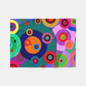 抽象芸術#928 フリースブランケット (正面(横))