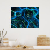 抽象芸術#93 ポスター (キッチン)