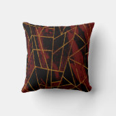 抽象芸術#940赤 クッション (裏面)