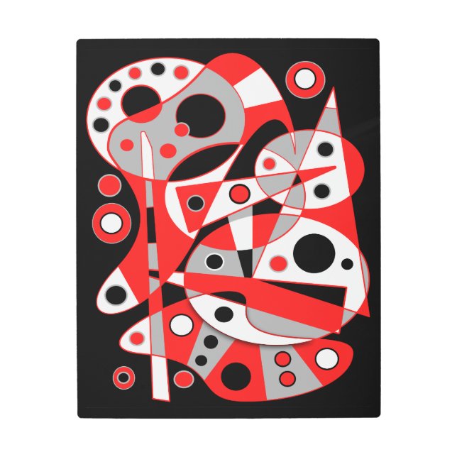 抽象芸術#961 メタルプリント (正面)