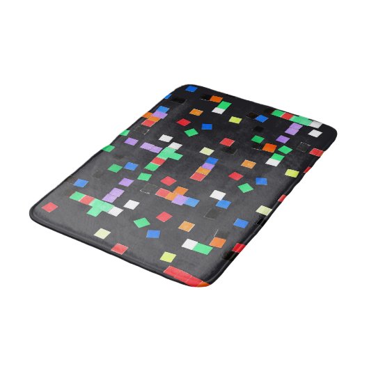 抽象芸術「Art by Kids」 バスマット (アングル)