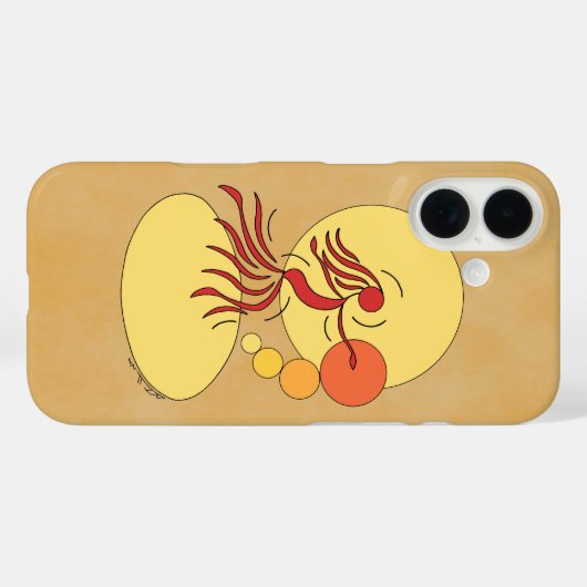 抽象芸術 Case-Mate iPhoneケース (裏面 (横))