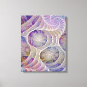 抽象芸術- Ice Palace - Rectangular Canvas Art キャンバスプリント (正面)