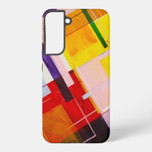 抽象芸術 SAMSUNG GALAXYケース (裏面)