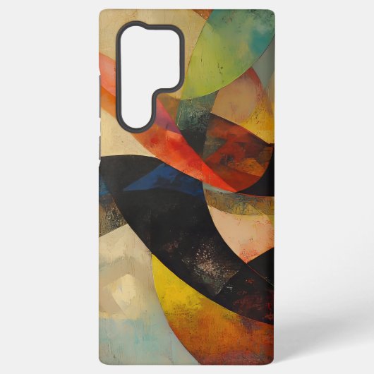 抽象芸術 SAMSUNG GALAXYケース (裏面)