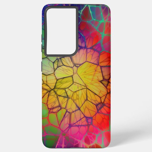 抽象芸術 SAMSUNG GALAXYケース (裏面)