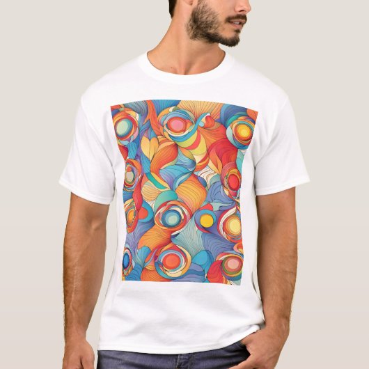抽象芸術 Tシャツ (正面)