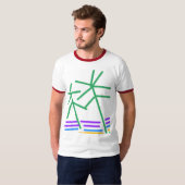抽象芸術 Tシャツ (正面フル)