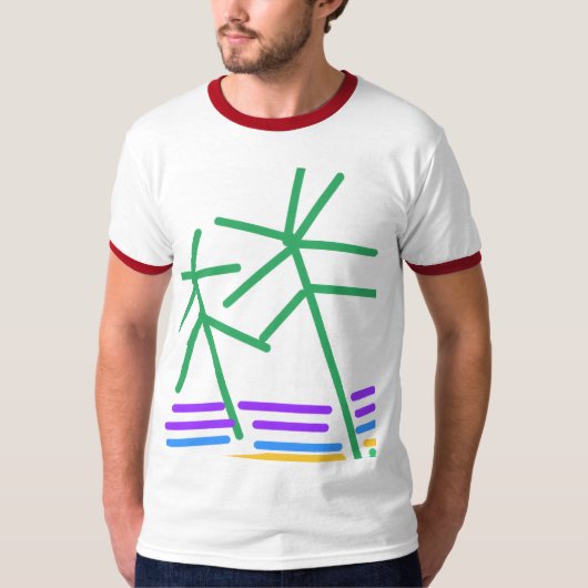 抽象芸術 Tシャツ (正面)