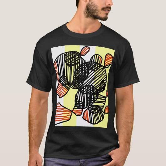 抽象芸術 Tシャツ (正面)