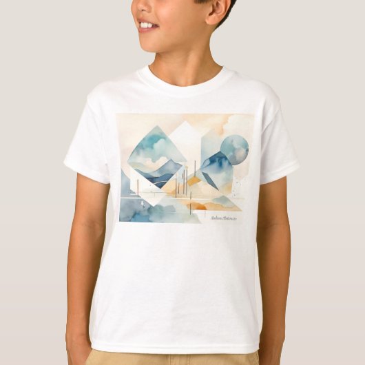 抽象芸術 Tシャツ (正面)