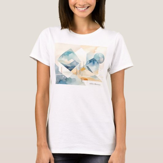 抽象芸術 Tシャツ (正面)