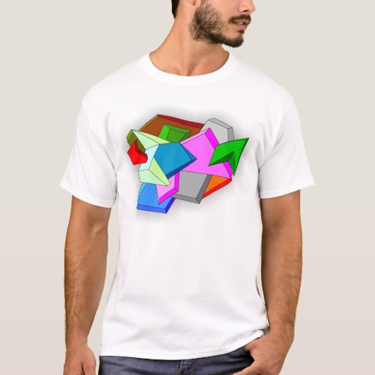 抽象芸術 Tシャツ (正面)