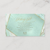 抽象芸術Agate Wishing Well V1ミントID827 エンクロージャーカード (正面)