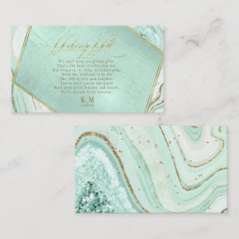 抽象芸術Agate Wishing Well V3ミントID827 エンクロージャーカード