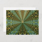 抽象芸術ART -万華鏡のように千変万化するパターンパターン05 ポストカード (正面/裏面)