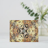 抽象芸術ART -万華鏡のように千変万化するパターンパターン08 ポストカード (スタンド正面)