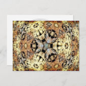 抽象芸術ART -万華鏡のように千変万化するパターンパターン08 ポストカード (正面/裏面)