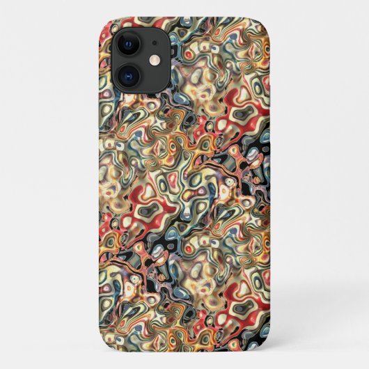 抽象芸術Art iPhone 11ケース Case-Mate iPhoneケース (裏面)