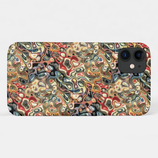 抽象芸術Art iPhone 11ケース Case-Mate iPhoneケース (裏面(横))