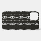 抽象芸術aztecハートテクスチャ Case-Mate iPhoneケース (裏面 (横))