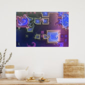 抽象芸術c008 ポスター (キッチン)