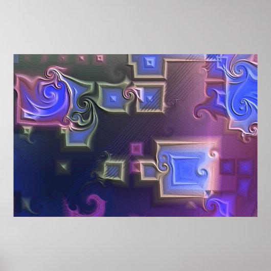 抽象芸術c008 ポスター (正面)