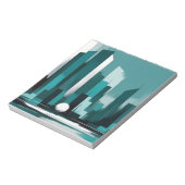 抽象芸術Cityscapeモダンアーキテクチャの背景 ノートパッド (回転)