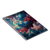 抽象芸術Cloudscape付きノートブック ノートブック (右側)