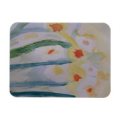 抽象芸術Daffodilsフレキシブル写真磁石 マグネット (横)