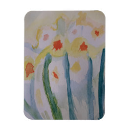 抽象芸術Daffodilsフレキシブル写真磁石 マグネット