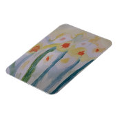 抽象芸術Daffodilsフレキシブル写真磁石 マグネット (左側)