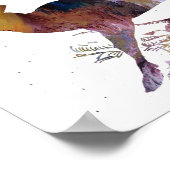 抽象芸術doeシルエット ポスター (角)