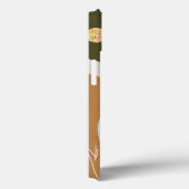 抽象芸術Earthトーン電話ケース – ミニマリストモダン Case-Mate iPhoneケース (裏面 / 右)