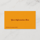 抽象芸術Fire Glass Fractal名刺 名刺 (裏面)