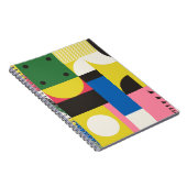 抽象芸術gで作られたネオ・モダニズムのアートワーク・パターン ノートブック (右側)