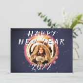 抽象芸術Happy New Year 2023写真 シーズンカード (スタンド正面)