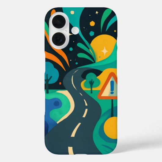 抽象芸術iPhone 16ケースデザイン» Case-Mate iPhoneケース (裏面)