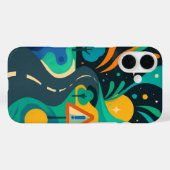 抽象芸術iPhone 16ケースデザイン» Case-Mate iPhoneケース (裏面 (横))