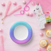 抽象芸術Lブルーピンクn紫 ペーパーボウル (パーティー)