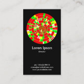 抽象芸術Piホイール02 名刺 (裏面)