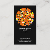 抽象芸術Piホイール04 名刺 (裏面)