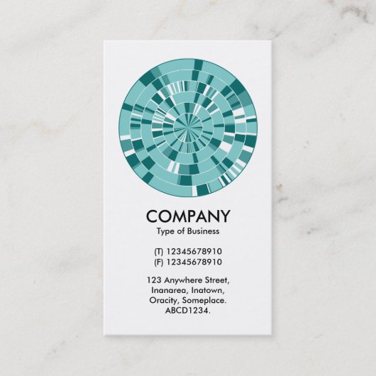 抽象芸術Piホイール05 名刺 (正面)