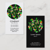 抽象芸術Piホイール06 名刺 (正面/裏面)