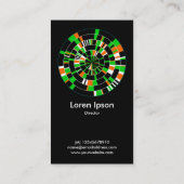 抽象芸術Piホイール06 名刺 (裏面)