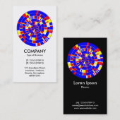 抽象芸術Piホイール08 名刺 (正面/裏面)