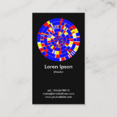 抽象芸術Piホイール08 名刺 (裏面)