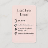 抽象芸術QRコードデザイナーの名刺 名刺 (裏面)