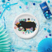 抽象芸術Rhino紙プレート ペーパープレート (パーティー)